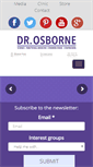 Mobile Screenshot of drpeterosborne.com